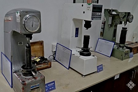 Rockwell hardness testing